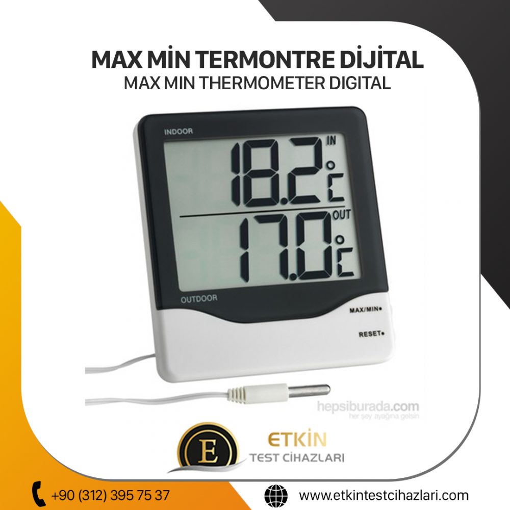 Max-Min Termometre | Etkin Test Cihazları